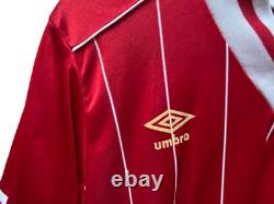 1982/85 Umbro Original Vintage Liverpool Home Shirt Size Small Mens Red &White