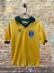 1985/88 Topper Original Vintage Brazil Home Shirt Yellowithgreen Size L/xl