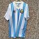 1990 91 Argentina Home Football Shirt Adidas Original Authentic Small Adult S