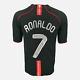 2007-08 Manchester United Away Shirt Ronaldo 7 Excellent L