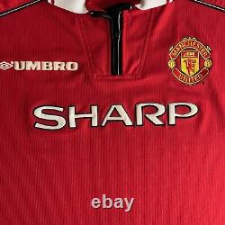 Authentic Original Manchester United 1998/1999 Home Shirt XL Mens Umbro