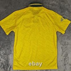 Brazil 1991/1992/1993 Home Football Shirt Umbro Size G L Large Grande Original