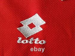 Bristol City Centenary Home Shirt 1996. Small Adults Original Lotto Red Football