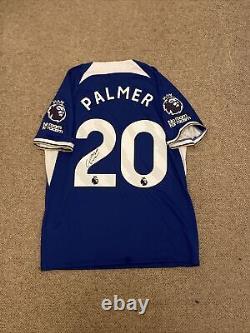 Cole Palmer Chelsea Signed 23/24 Home Shirt-photo Proof