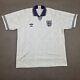 England Umbro Shirt Mens Extra Large White World Cup 1990-1992 Original Vintage