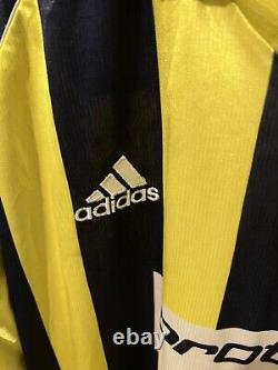 Fenerbahçe 99/00 Home Original Football Shirt Adidas XL Vintage Retro VGC