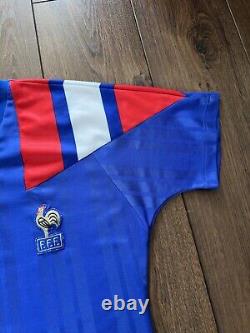 France Original 1992/1994 Adidas Home Football Shirt SMALL S