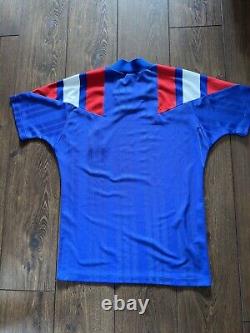 France Original 1992/1994 Adidas Home Football Shirt SMALL S