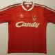 Liverpool 1988-89 Home Football Shirt (candy Xl 41.5) Original