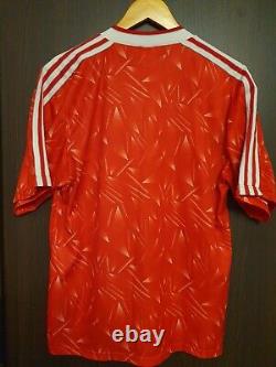 Liverpool 1989/1990 Large Adidas football shirt candy Retro Original