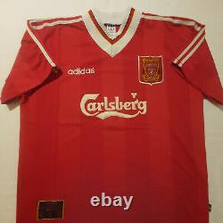 Liverpool 1995-96 Home Football shirt (Adidas Carlsberg XL 46) ORIGINAL RETRO