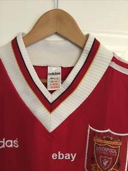 Liverpool Shirt 1995/1996 Football Shirt Jersey Adidas Size XL Adult -original