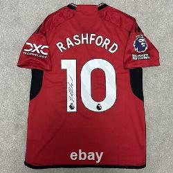 MARCUS RASHFORD Signed Manchester United 23/24 Home Football Shirt with COA