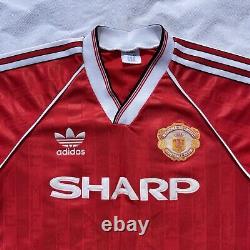 Manchester United 1988-90 Home Original Shirt Medium