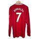 Manchester United 2022/23 Home L/s Original Football Shirt Ronaldo #7 Large