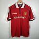 Manchester United 98/00 Medium Home Shirt Rare Original Treble Umbro Yorke 19