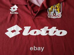 Northampton Town Home Shirt 1996. Large. Original Lotto. Red Adults Football Top