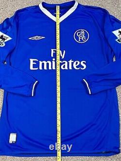 ORIGINAL Chelsea Football Shirt GUDJOHNSEN (M) 2004/05 vintage UMBRO EPL
