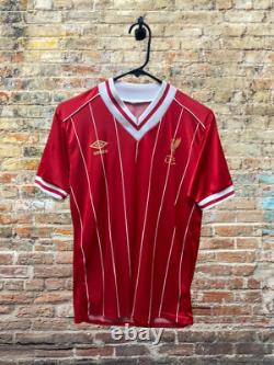 Original 1982/85 Umbro Liverpool Home Shirt Size Small Mens Red and White