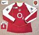 Original Arsenal Football Shirt Vieira 2004/05 Large Nike Vintage Jersey