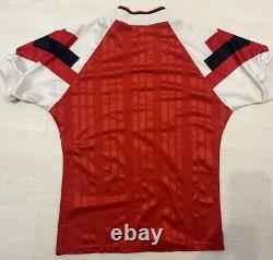 Original Arsenal 1992/94 JVC Home Football Shirt Size 34-36 inch (XS/S) Red
