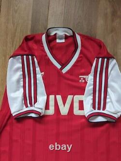 Original Arsenal Adidas JVC Shirt 1986-1988 Home Jersey