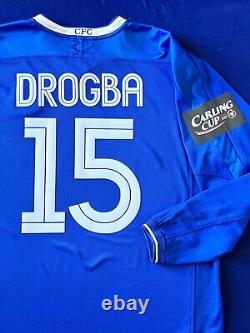 Original Chelsea Football Shirt DROGBA (XL) CARLING CUP Final 2005 UMBRO mint