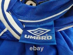 Original Chelsea Football Shirt HASSELBAINK 2000/01 Adult Medium Long Sleeve