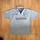 Original Umbro 1995-1997 Manchester City Football Shirt Large