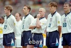 Original Umbro England White Home Football Shirt Euro 96 1996 XL Euros 96 XL Top