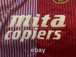 Original Vintage Aston Villa Football Home Shirt 1987 Hummel Medium