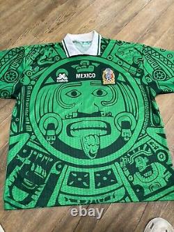 Original Vintage Mexico 1996-1998 Football Shirt XL Mens (NOT A REMAKE)