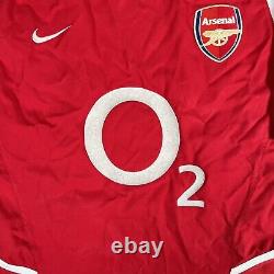 Rare Original Arsenal 2002/2003/2004 Home Football Shirt Men's Medium
