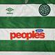 Rare Original Celtic 1991/1992 Home Football Shirt Excellent Mens Large / Xl