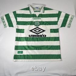 Rare Original Celtic 1997/1998/1999 Home Football Shirt Men's Medium
