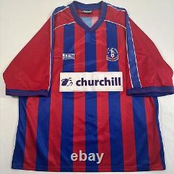 Rare Original Crystal Palace 1999/2000 Home Football Shirt Excellent Men's XXL