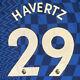 Rare Original Havertz Chelsea 2021/2022 Home Player Version Football Shirt Xl