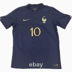 Rare Original MBAPPE France 2022 World Cup Home Football Shirt DRI-FIT Medium