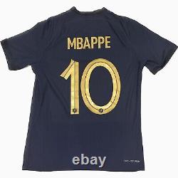 Rare Original MBAPPE France 2022 World Cup Home Football Shirt DRI-FIT Medium
