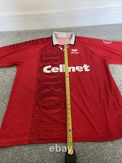 Rare Original Middlesbrough 1996/1997 Home Football Shirt Excellent Mens XL