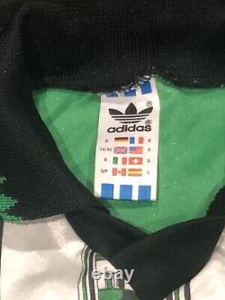 Rare Original Nigeria 1994 World Cup Home Football Shirt Excellent Mens Small