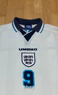 Shearer England Shirt 1996 Vintage Original Newcastle United 1995 Gascoigne L