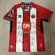 Sheffield United 23/24 Squad Signed Home Football Shirt With Coa And Photo Proof