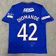 Signed Mohamed Diomande Rangers 23/24 Football Home Shirt With Coa