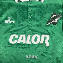 Ultra Rare Original Hibernian 1994/1995/1996 Home Football Shirt Excellent Large