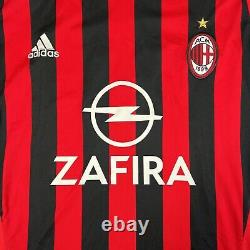 Ultra Rare Original KAKA 22 AC Milan 2005/2006 Home Football Shirt Men's Large