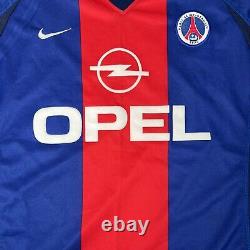 Ultra Rare Original PSG Paris St Germain 2000/2001 Home Football Shirt Large