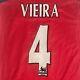 Ultra Rare Original Vieira 4 Arsenal 2000/2001/2002 Home Football Shirt Small