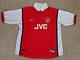Vintage Original Arsenal Fc 1998-1999 Mens Xl Football Home Shirt Nike Jvc