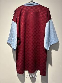West Ham United 1989/91 Home Football Shirt Vintage Bukta Original Mens Large